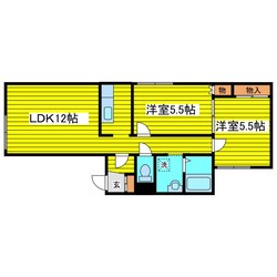 北１３条東駅 徒歩11分 3階の物件間取画像